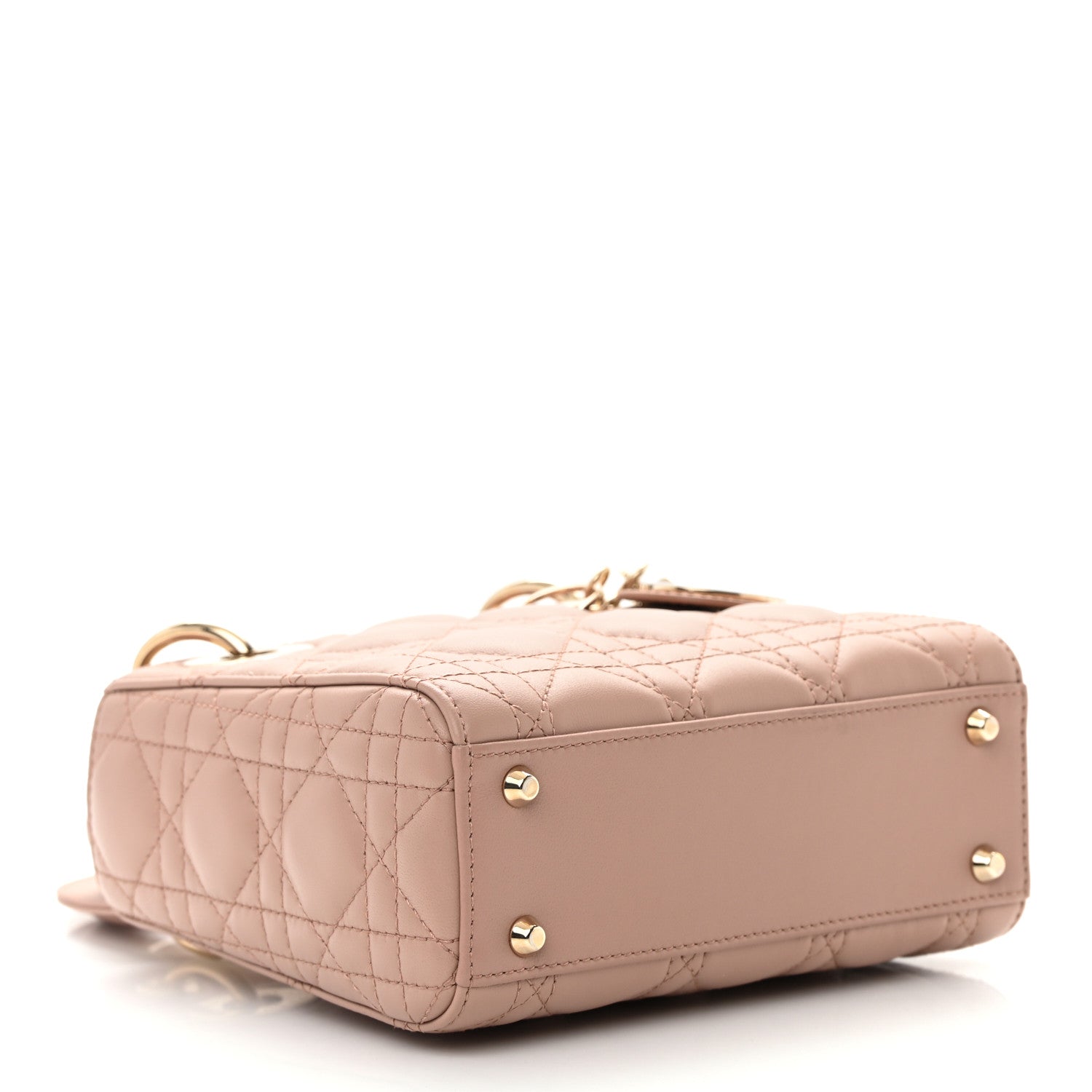 Christian Dior Lambskin Cannage Mini Lady Dior Blush 4 of 10