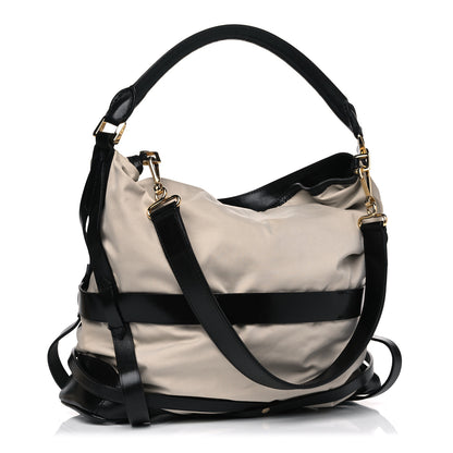 Burberry Nylon Bridle Calfskin Medium Gosford Hobo Trench 2 of 24
