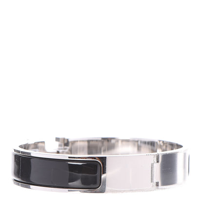 Hermes Enamel Narrow Clic Clac H Bracelet PM Black 3 of 6