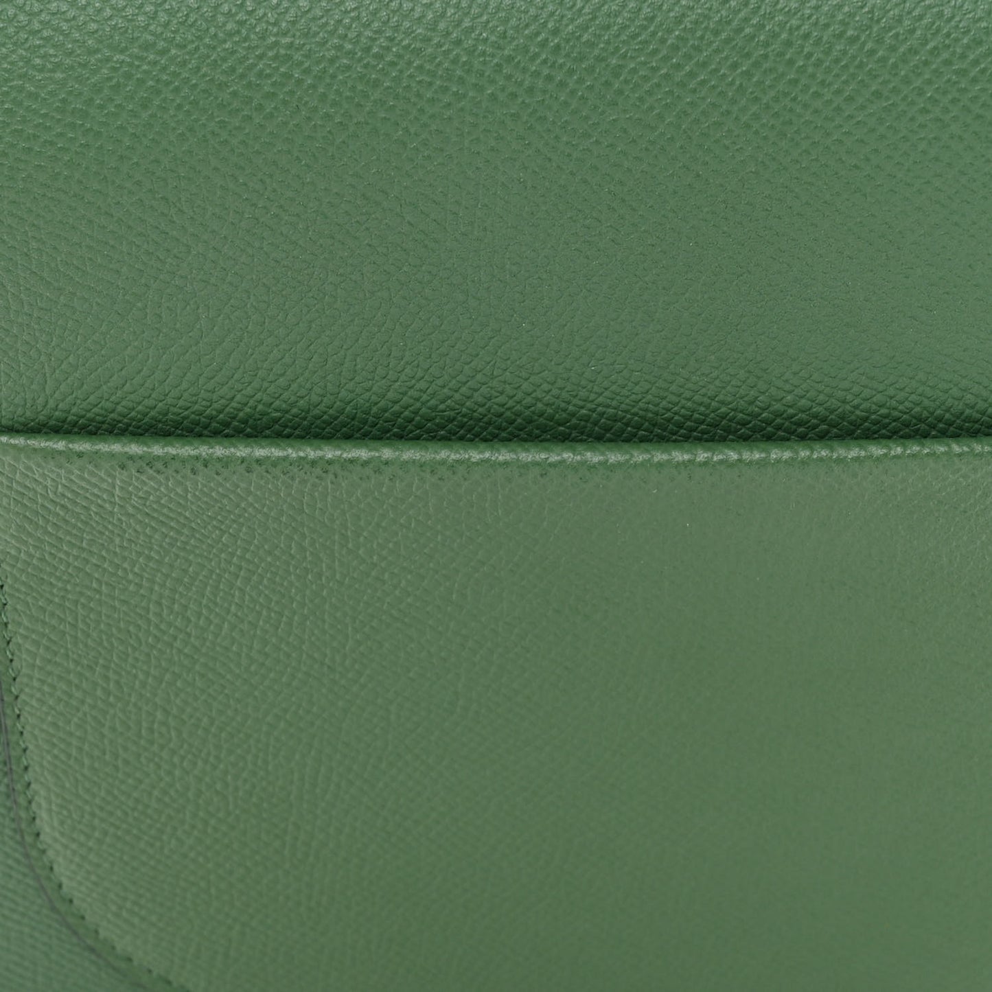 Grained Calfskin Small Trotteur Light Forest