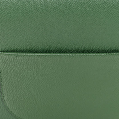 Celine Grained Calfskin Small Trotteur Light Forest 16 of 18