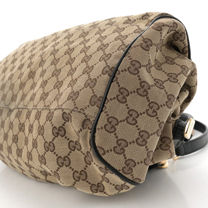 Gucci Monogram Medium Sukey Boston Bag Black 10 of 12