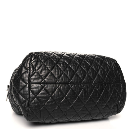 Chanel Lambskin COCO Cocoon Bowler Black 4 of 10