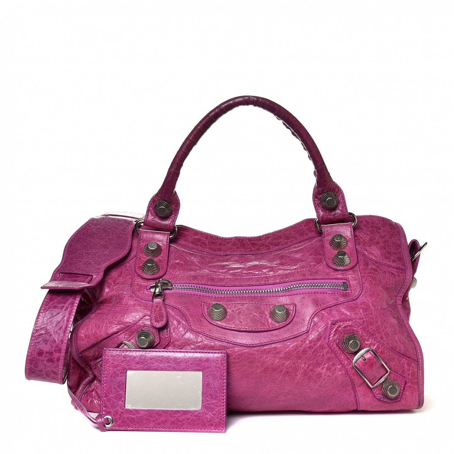 Agneau Giant 21 Silver Hardware City Magenta
