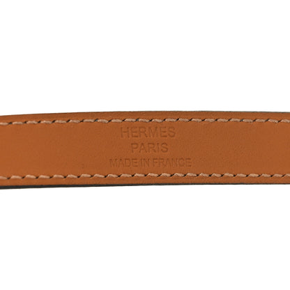 Hermes Epsom Kelly Double Tour Bracelet Gris Meyer 4 of 7
