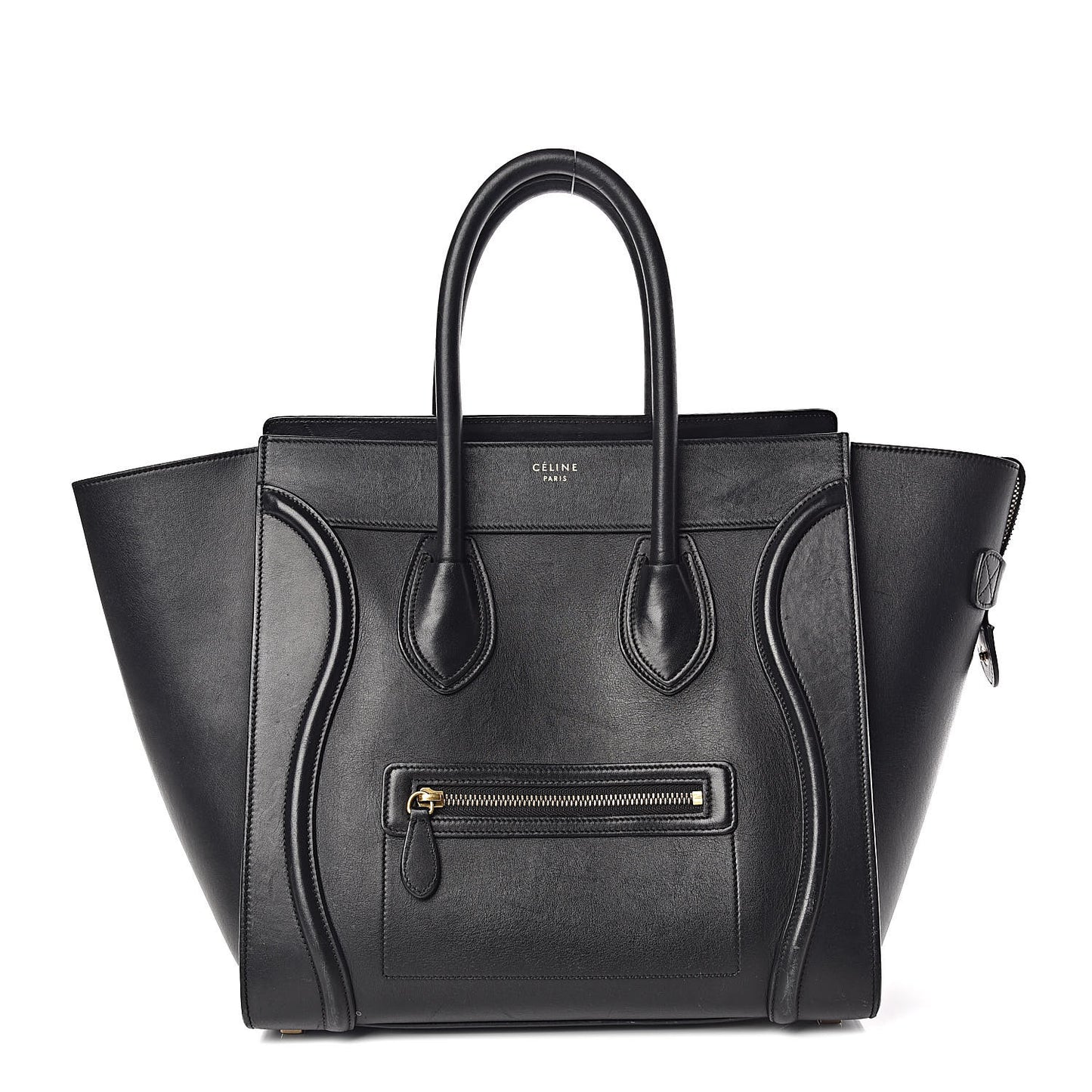 Smooth Calfskin Mini Luggage Black