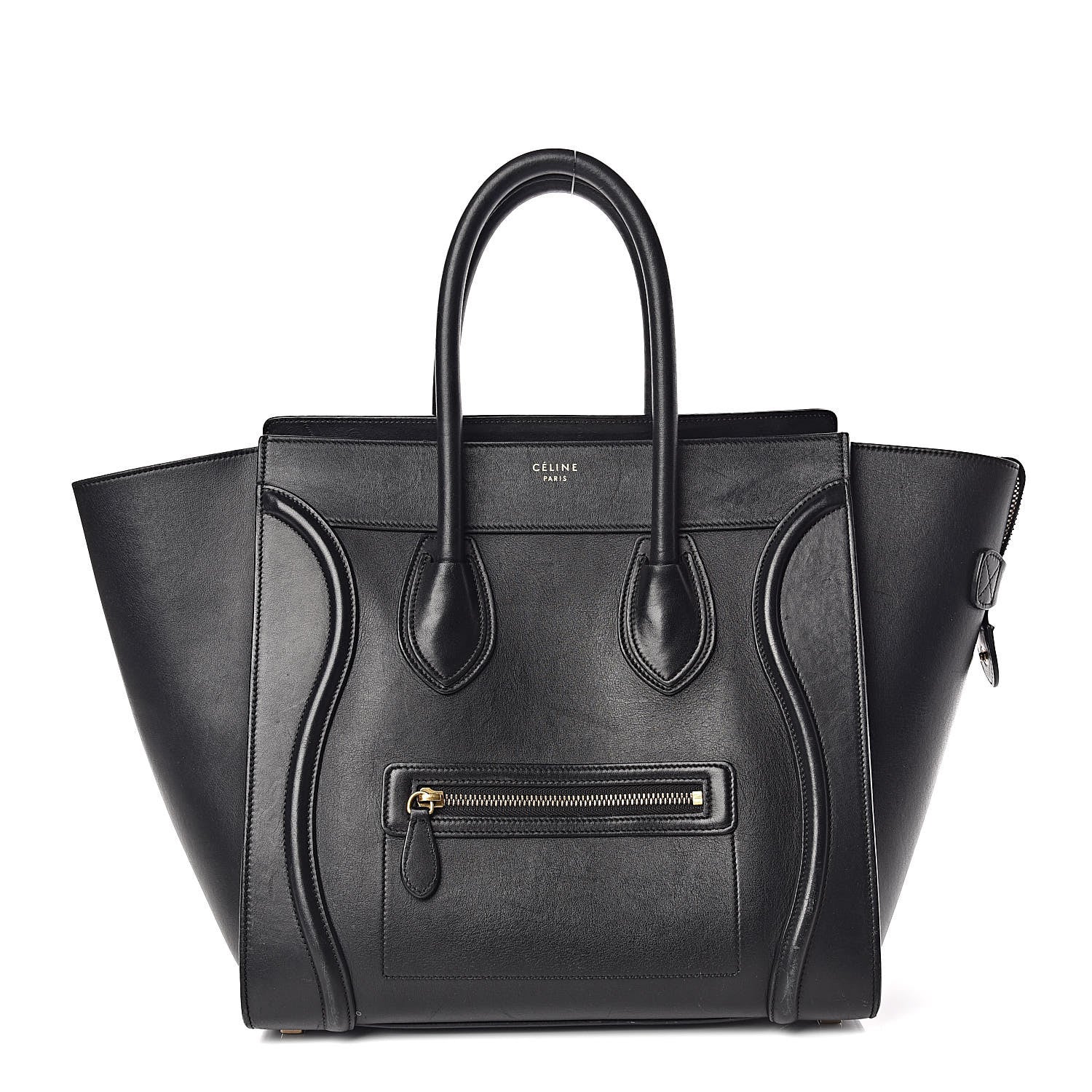 Celine Smooth Calfskin Mini Luggage Black 1 of 28
