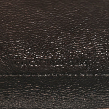 Saint Laurent Grain De Poudre Matelasse Chevron Monogram Chain Wallet Pale Pink 9 of 16