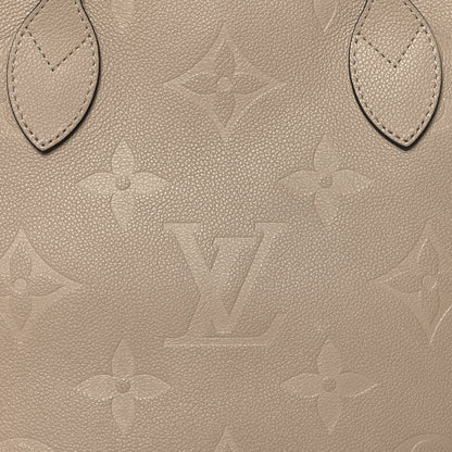 Louis Vuitton Empreinte Monogram Giant Neverfull MM Tourterelle 7 of 10