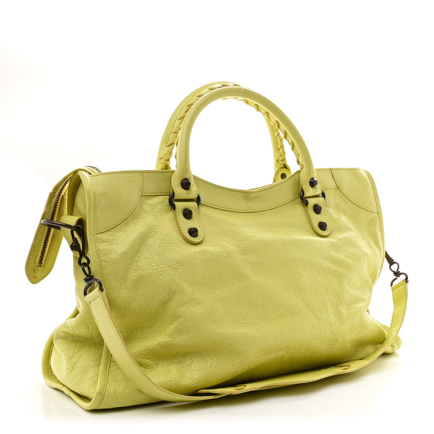Balenciaga Agneau Classic Hardware City Jaune Citronnade 4 of 11