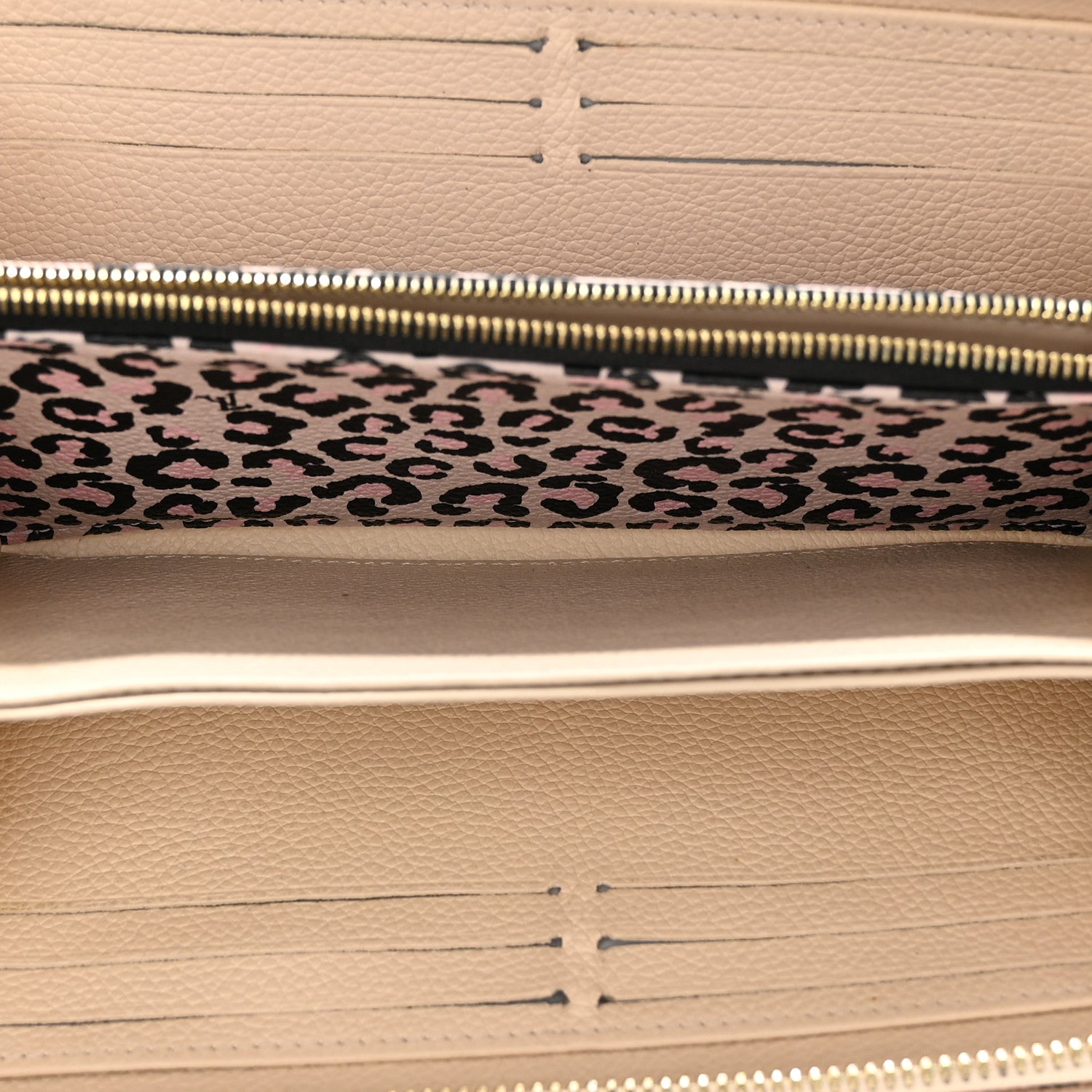 Louis Vuitton Empreinte Monogram Giant Wild At Heart Zippy Wallet Creme 5 of 16