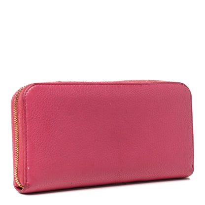 Prada Vitello Phenix Zip Around Wallet Peonia 3 of 14