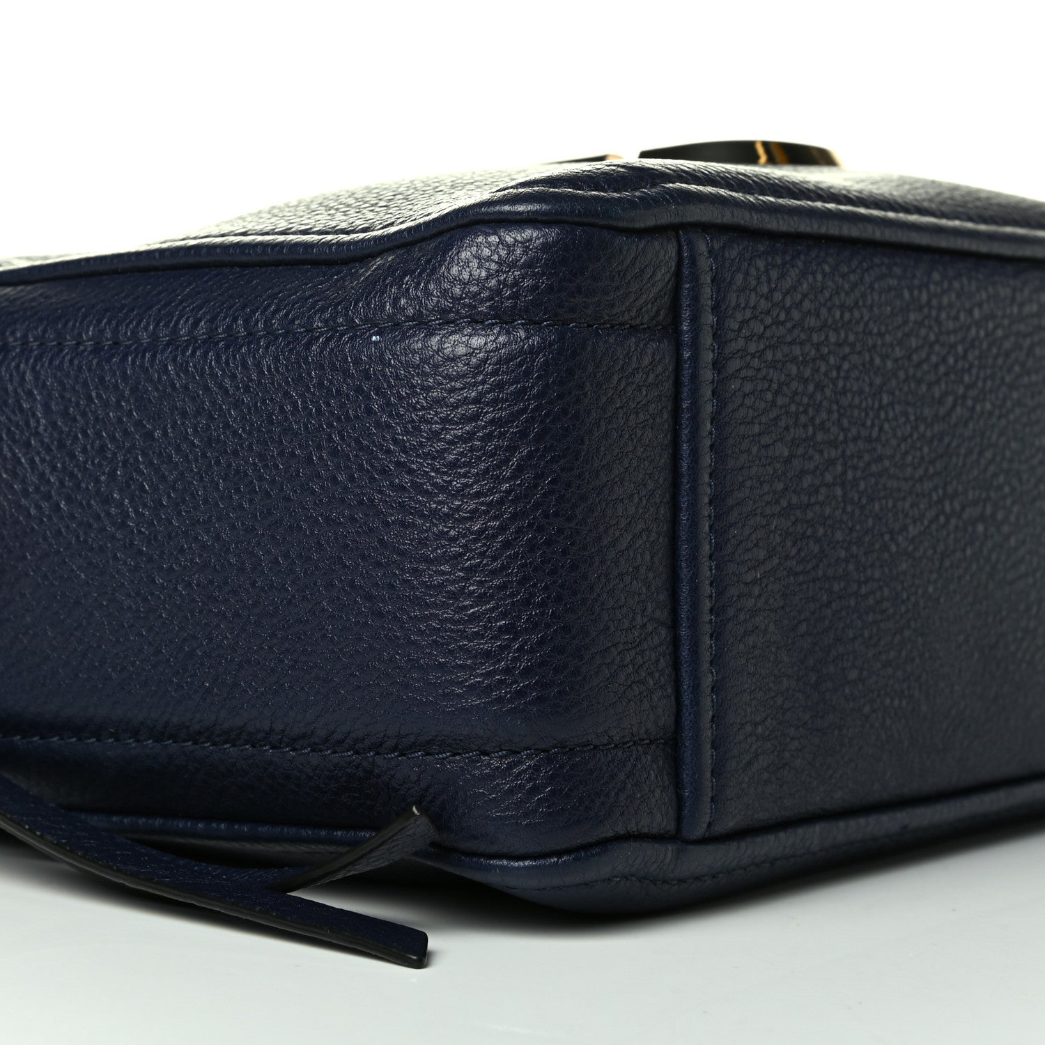 Marc Jacobs Supple Natural Grain Calfskin The Softshot 27 Bag Navy 12 of 12
