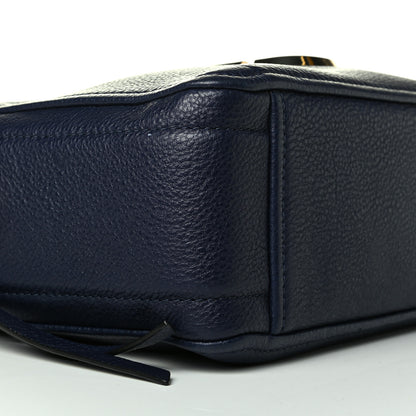 Marc Jacobs Supple Natural Grain Calfskin The Softshot 27 Bag Navy 12 of 12