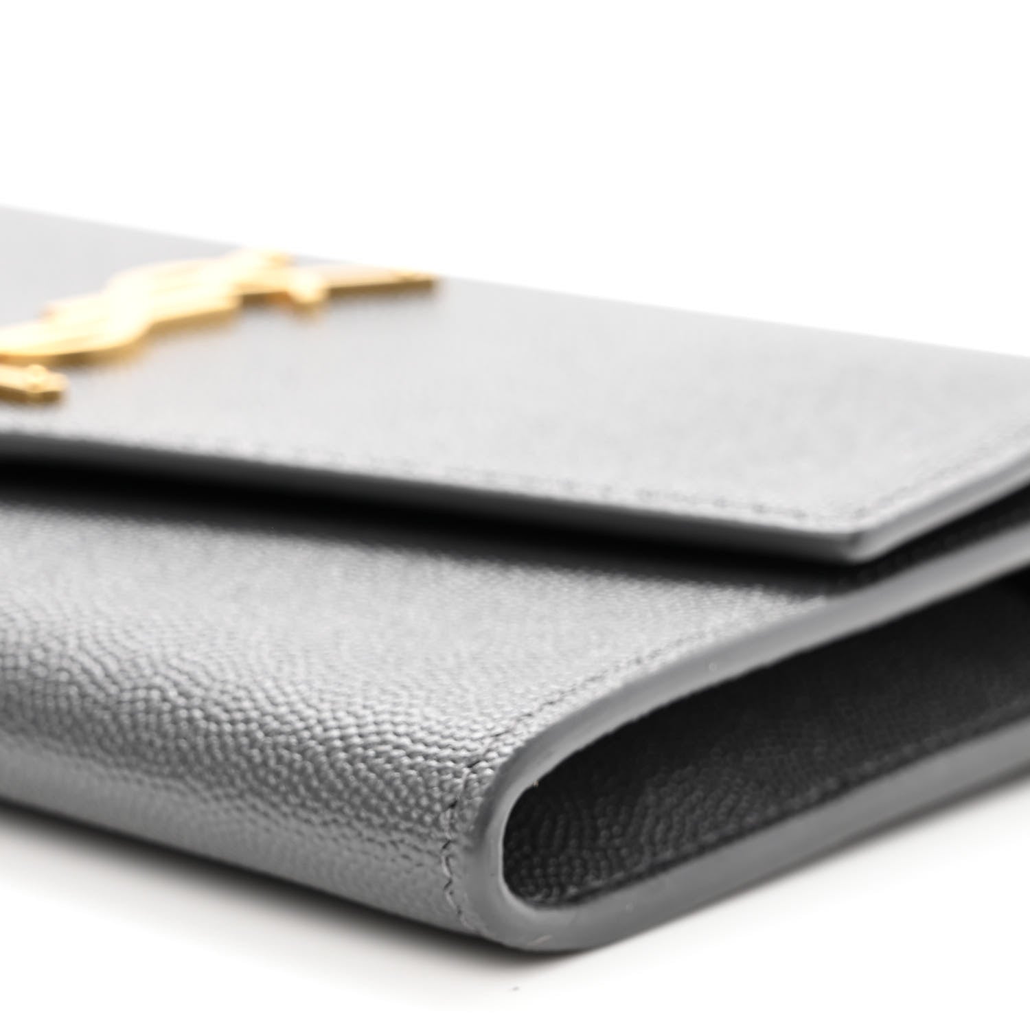 Saint Laurent Grain De Poudre Uptown Chain Wallet Storm 11 of 12