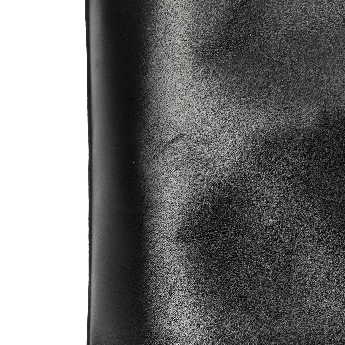 Calfskin High Boots 38 Black