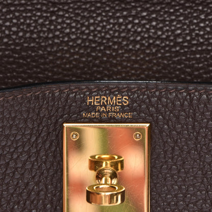 Hermes Togo Kelly Retourne 28 Chocolate 17 of 32