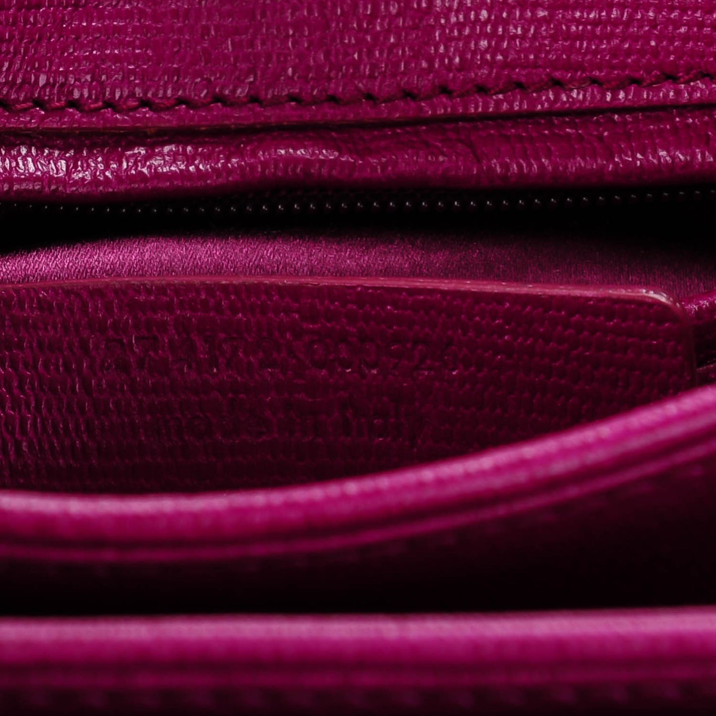 Calfskin Classic Y Satchel Violet