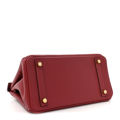 Hermes Veau Jonathan Birkin 25 Rouge Vif 4 of 10