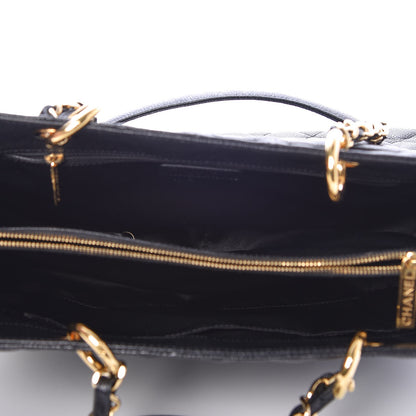 Chanel Caviar Quilted Grand Shopping Tote GST Black 5 of 8