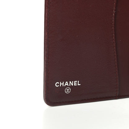Chanel Glazed Calfskin Diamond Stitched Agenda Cover Black 6 of 7