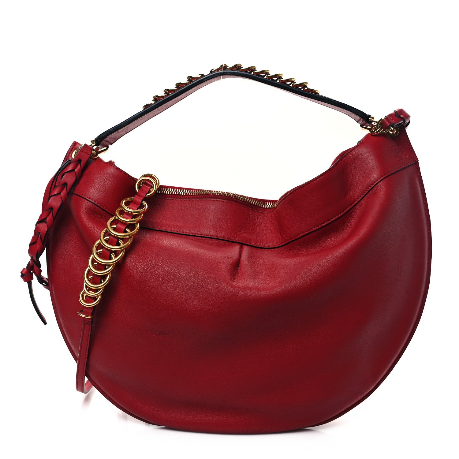 Loewe Calfskin Fortune Hobo Red 1 of 12