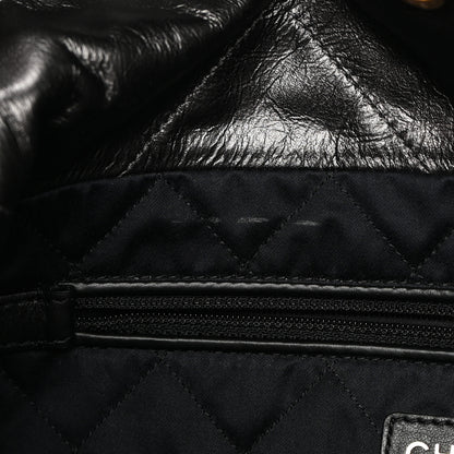 Chanel Metallic Calfskin Quilted Small Chanel 22 Ruthenium 13 of 13