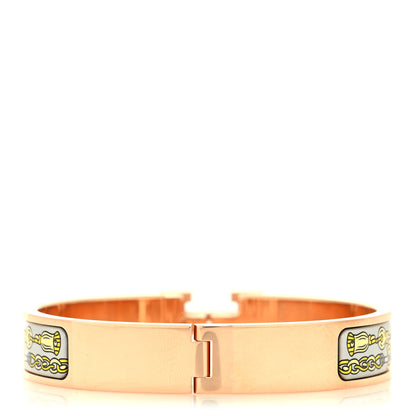 Hermes Enamel Printed Narrow Clic Clac H Bracelet PM 3 of 5