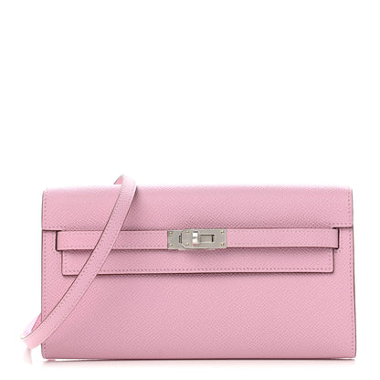 Hermes Epsom Kelly To Go Wallet Mauve Sylvestre 1 of 6