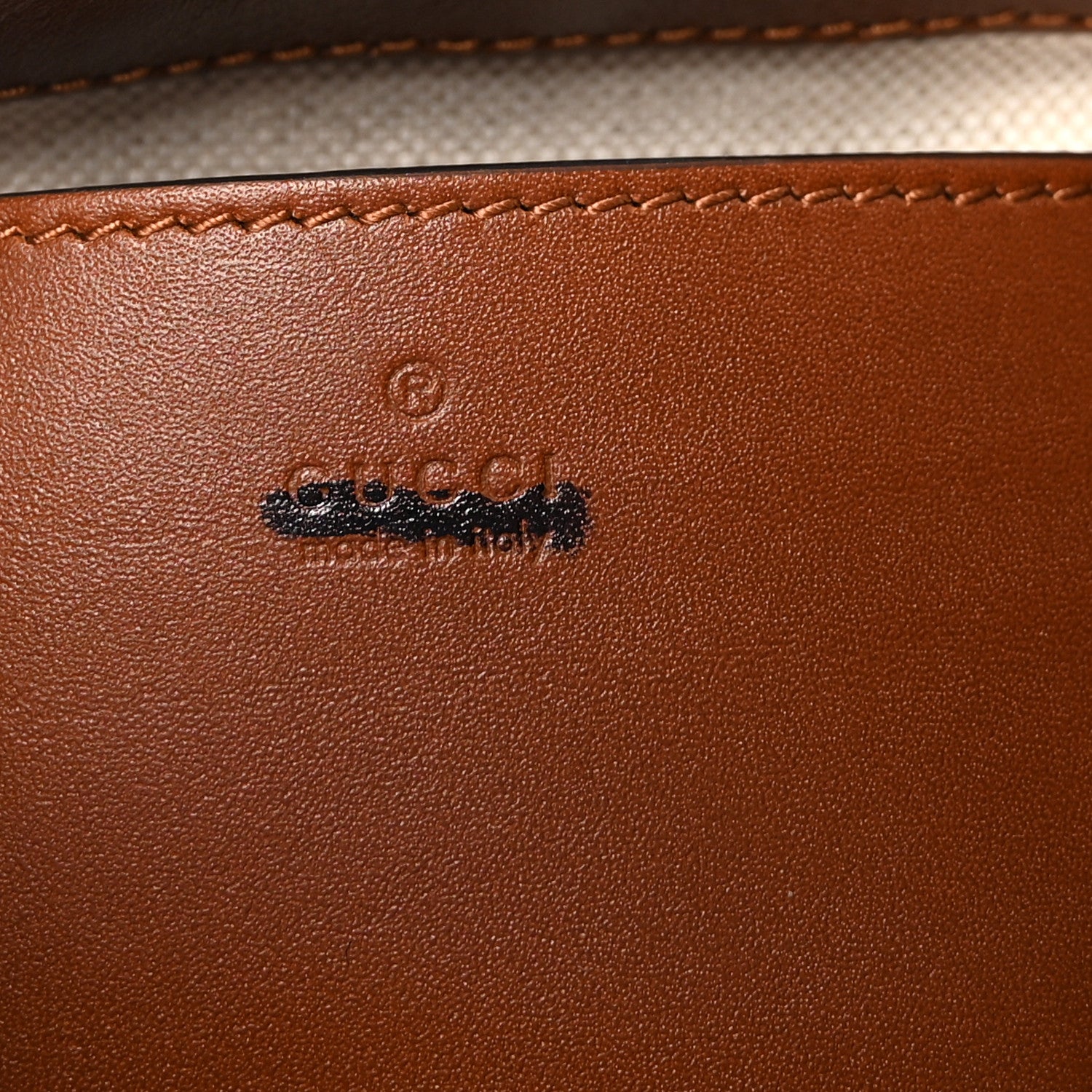 Gucci New Canvas Charisma Calfskin Crystal GG Monogram Mini Jackie 1961 Hobo Camel Ebony 6 of 9
