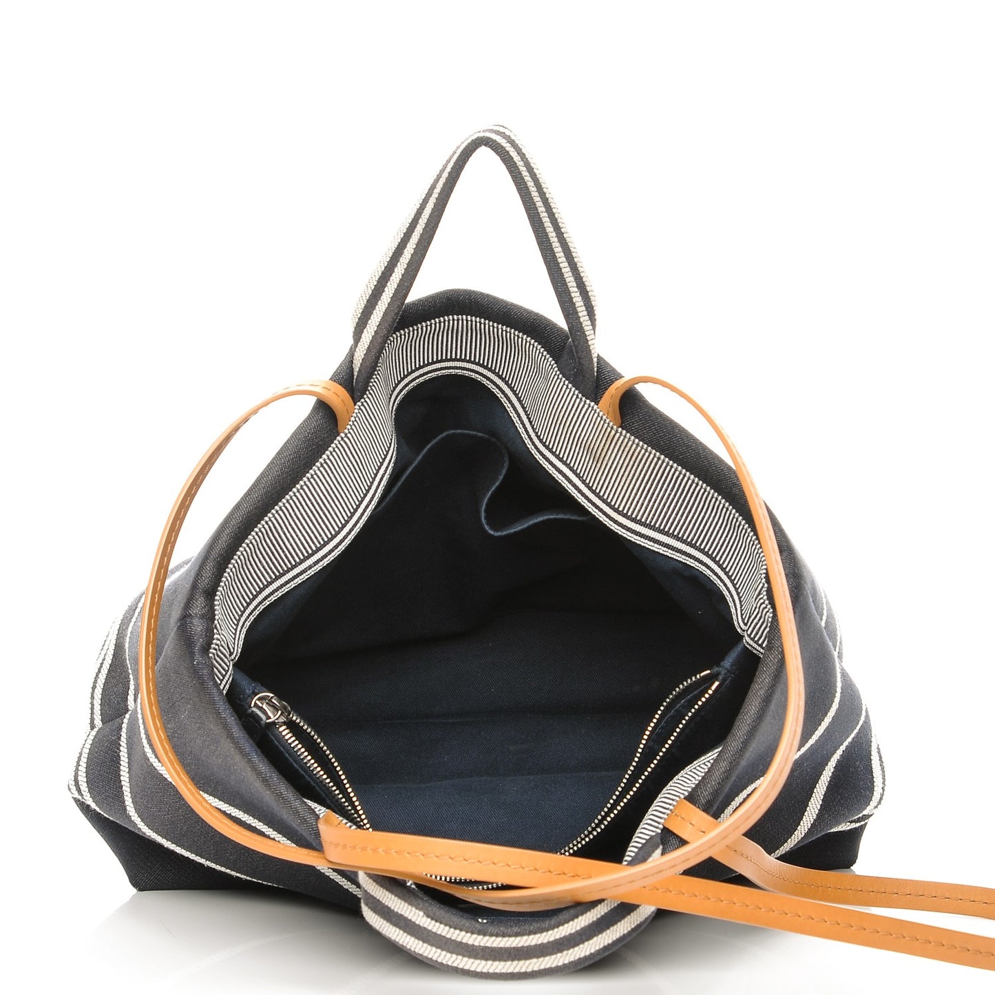 Denim Large Shopping Tote Black