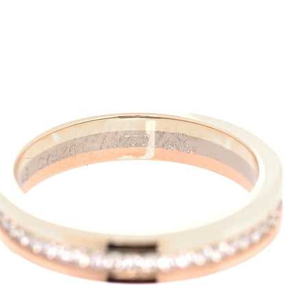 Cartier 18K White Yellow Pink Gold Diamond 3.5mm Vendome Louis Cartier Wedding Band Ring 49 5 9 of 12