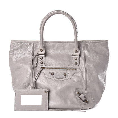 Balenciaga Agneau Classic Hardware S Sunday Tote Gris Pyrite 1 of 11