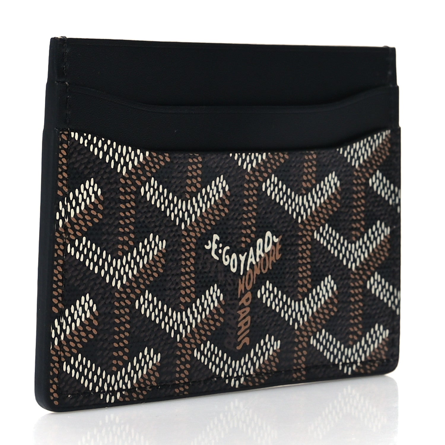 Goyard Goyardine Saint Sulpice Card Holder Black 3 of 7