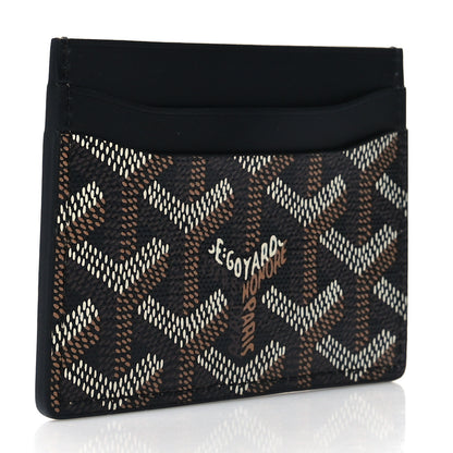 Goyard Goyardine Saint Sulpice Card Holder Black 3 of 7