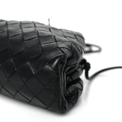 Bottega Veneta BOTTEGA VENETA Nappa Intrecciato The Mini Pouch Black 9 of 9