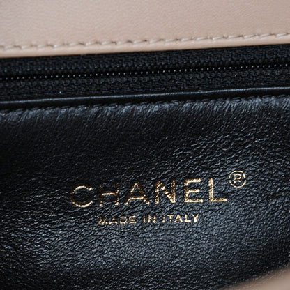 Chanel Caviar Quilted Medium CC Filigree Flap Beige Black 6 of 8