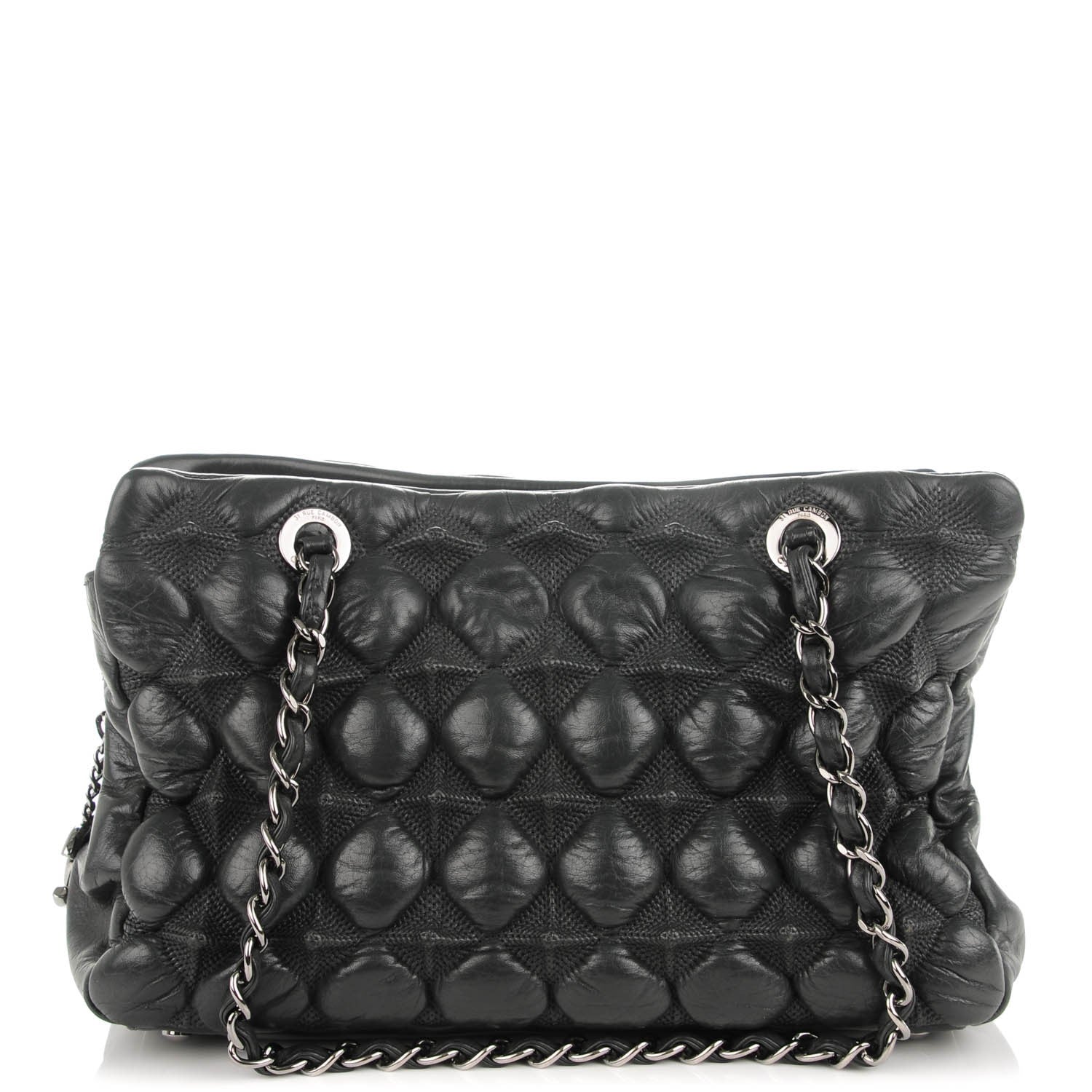 Chanel Lambskin Small Stravinsky Tote Grey 1 of 8