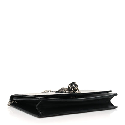 Saint Laurent Smooth Calfskin Classic Monogram Kate Tassel Chain Wallet Black 4 of 10