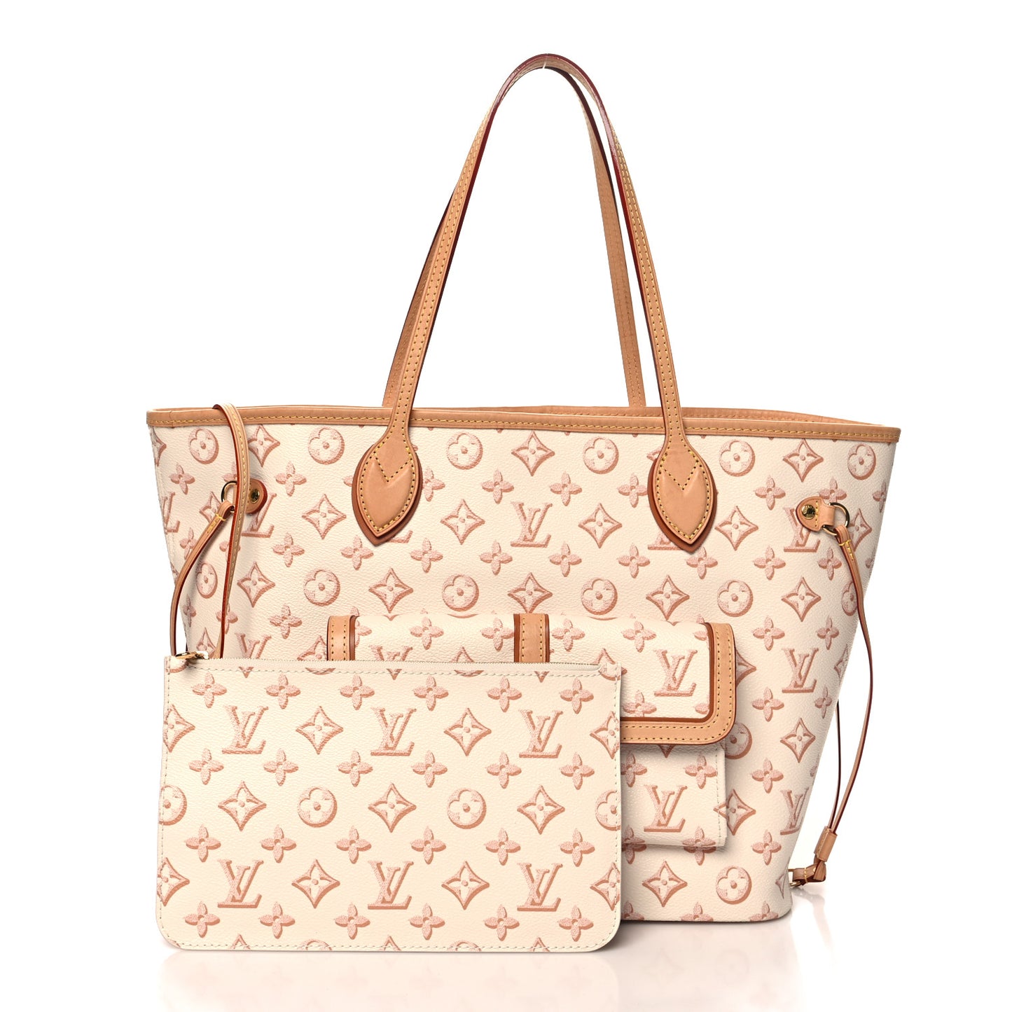 Monogram Fall For You Neverfull MM Beige Clair
