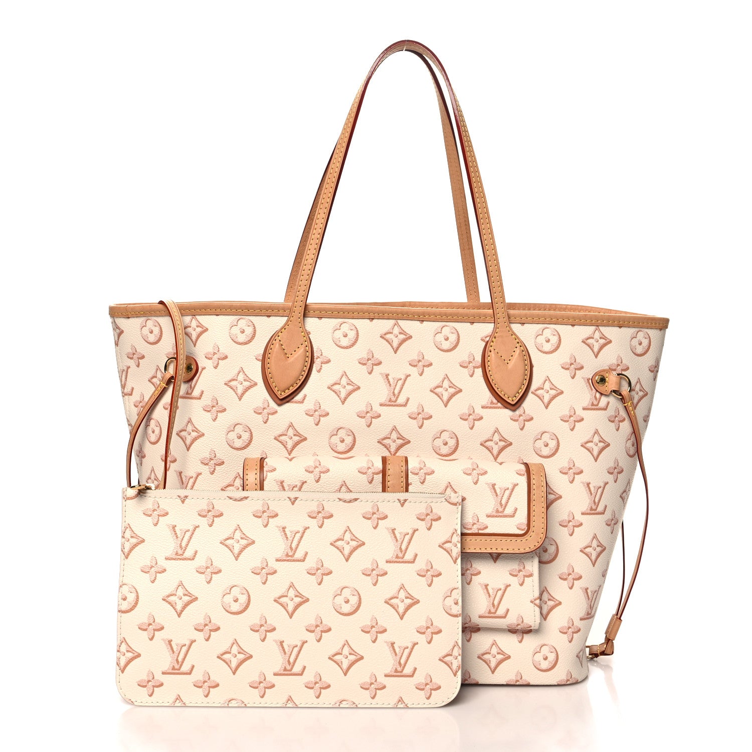 Louis Vuitton Monogram Fall For You Neverfull MM Beige Clair 3 of 9