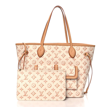 Louis Vuitton Monogram Fall For You Neverfull MM Beige Clair 3 of 9