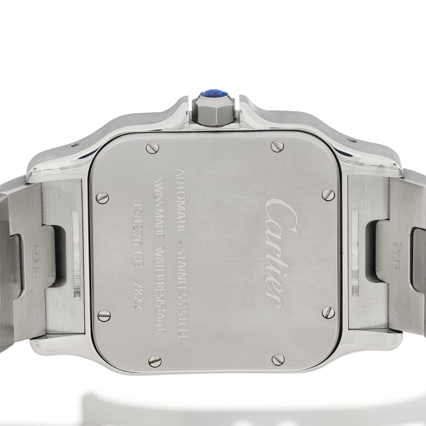 Stainless Steel 32mm Santos de Cartier Galbee Automatic Watch