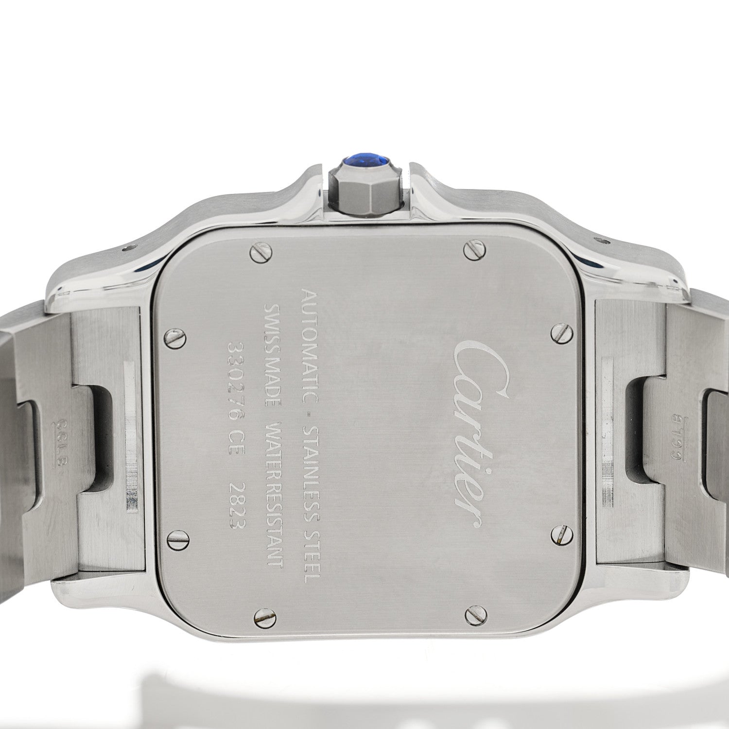 Cartier Stainless Steel 32mm Santos de Cartier Galbee Automatic Watch 4 of 4