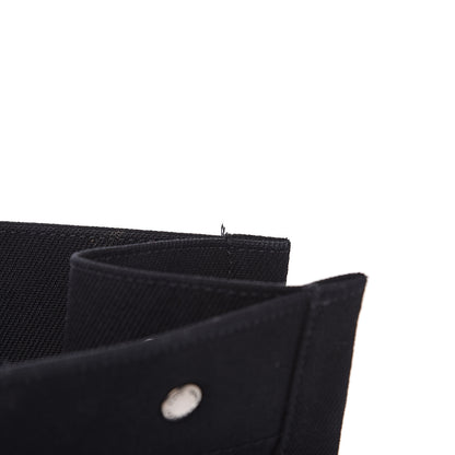 Saint Laurent Linen Calfskin Rive Gauche Tote Black 12 of 16