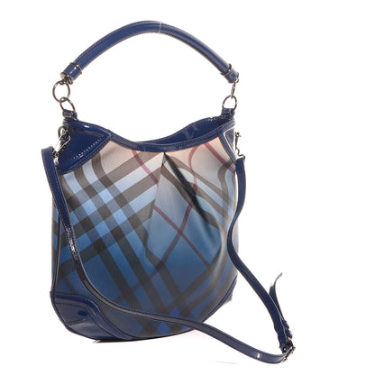 Burberry Nova Pop Degrade Medium Craigwell Hobo Jet Blue 3 of 14