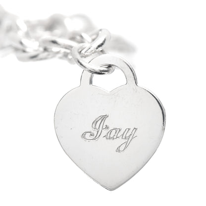 Tiffany Sterling Silver Return to Tiffany Heart Tag Charm Bracelet 5 of 5