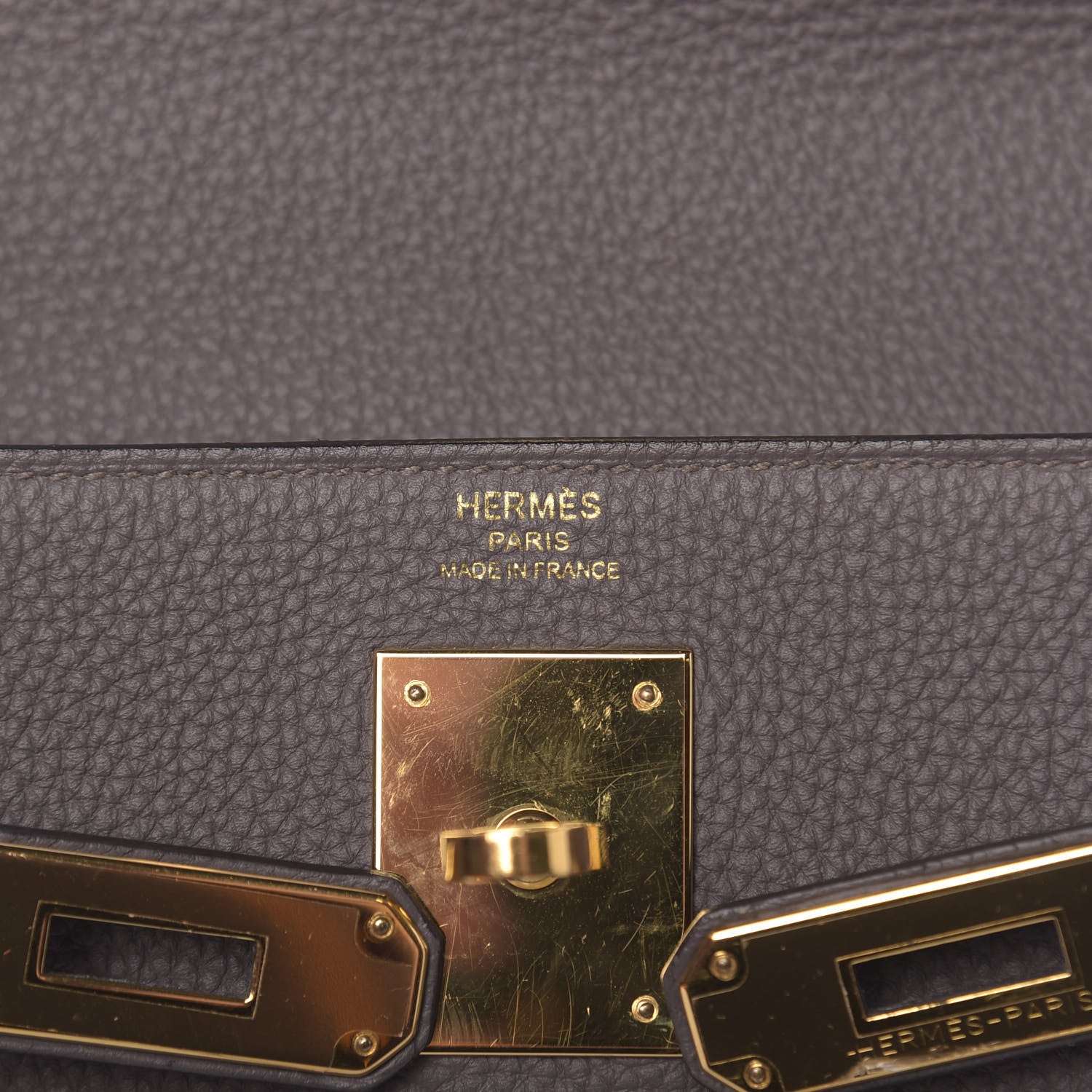 Hermes Togo Kelly Retourne 28 Etain 7 of 13