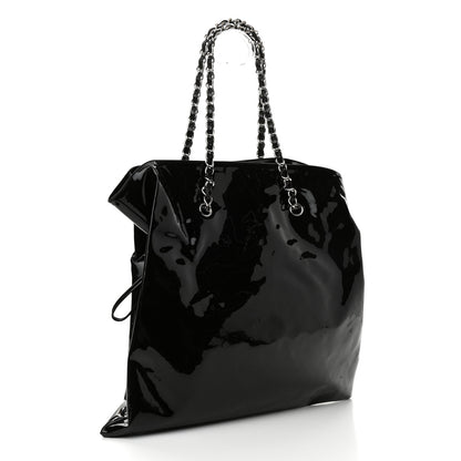 Chanel Patent Crystal Strass Bonbons Tote Black 3 of 10