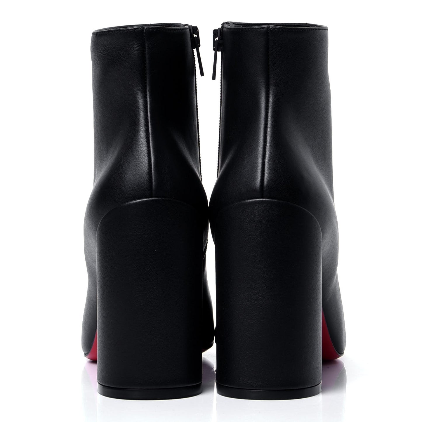 Calfskin Turela 85 Ankle Boots 40.5 Black